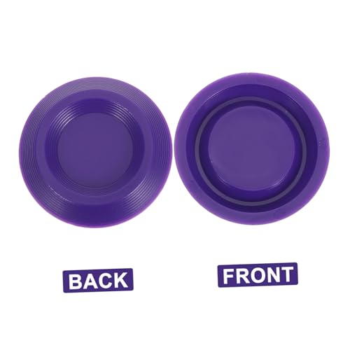SOLUSTRE 12pcs Plastic Reptile Feeding Bowls Nontip Base, Portable Small Food Dishes for Lizards and Bearded Dragons, for Transporting and Outdoor Activities