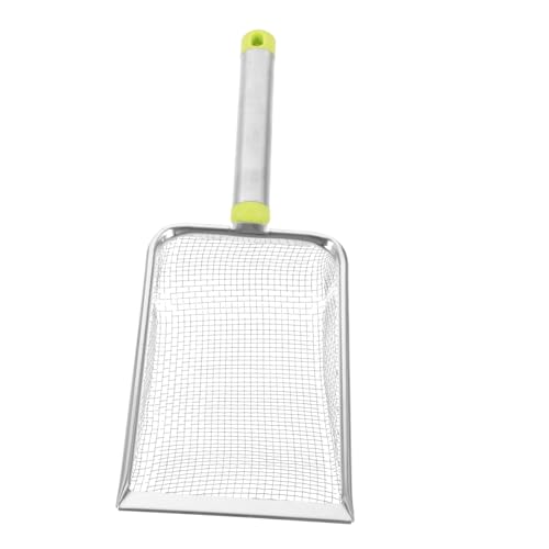 KESYOO Stainless Steel Cat Litter Scoop Litter Shovel for Easy Cleanup Lightweight Design Wide Mouth for Pet Waste for Cat Owners and Reptile Terrariums