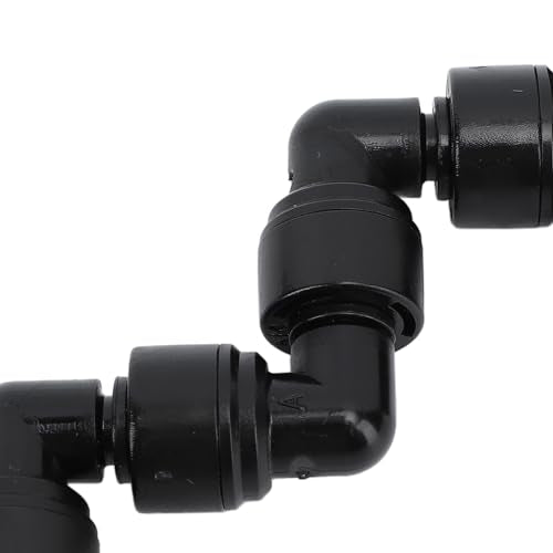 Reptile Mister Nozzles, 360 Degree Adjustable Reptile Cooling System Nozzles, Fine Mist Spray for Rainforest Tank Greenhouse Courtyard, Durable Plastic and Copper Construction with