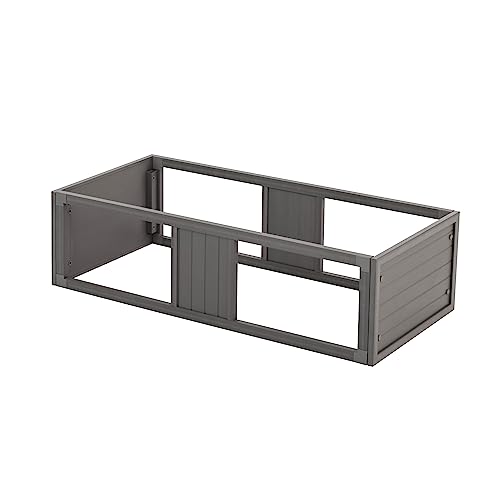 New Age Pet ECOFLEX Large Grey Mojave Stacker for Reptile Habitats | 10 Year Limited Manufacturer's Warranty | Stackable Design, Accommodates Lighting Set-Up - color: Grey, size: Large