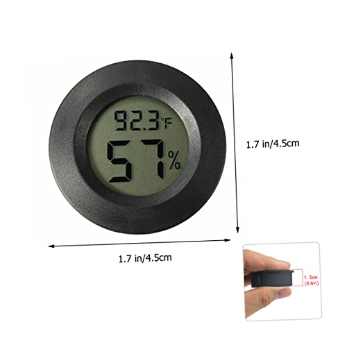 Kisangel 14pcs Mini Digital Hygrometer and Thermometer for Reptile Tanks Accurate Humidity and Temperature Gauge for Terrariums Incubators and Indoor Use Compact and Portable