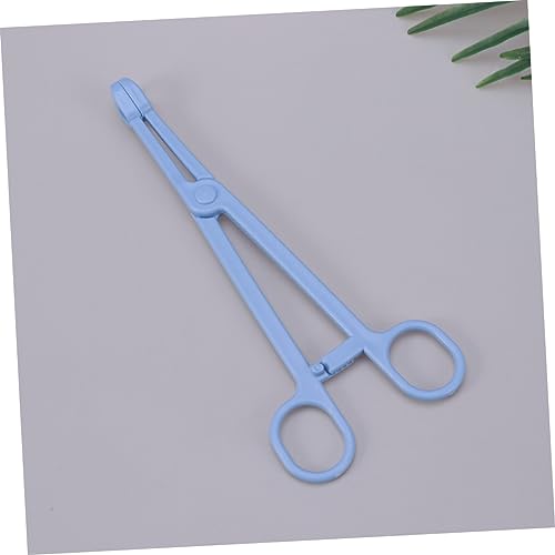 WOONEKY 1pc Plastic Pet Cleaning Grabber Clamp for Reptiles Lizards Birds Material Easy to Use Scissors Design for Safe Waste Removal and