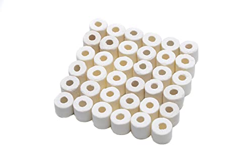 Aquarium Premier Bulk Bio Ceramic Rings Filter Media, 4 lbs | Fresh Water, Sea Water Fish Tank Canister Filter, Koi Fish Pond Reef Filter - size: 4 lbs