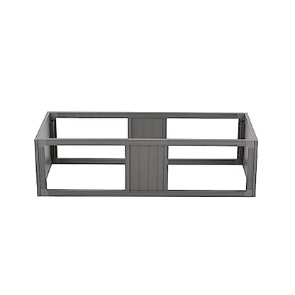 New Age Pet ECOFLEX Two Large Reptile Enclosures with Matching Stacker Combo Set in Grey - color: Grey, size: Large