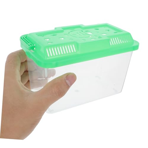 HEMOTON Desktop Handheld Portable Aquarium for Fish Turtles and Hamsters Pet Transport Box for Travel Versatile and Easy to Fish Tank Design