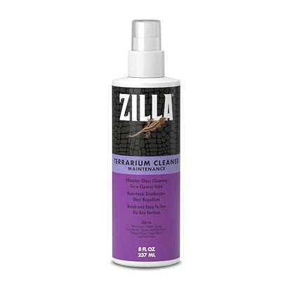 Zilla Terrarium Cleaner, For Glass, Acrylic, Hard Surfaces and More, Anti-Static Dust Control