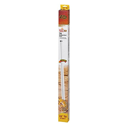 Zilla T8 Fluorescent Bulbs Desert Series 50, 17 Watts - size: 24" - 17 Watt, style: Desert