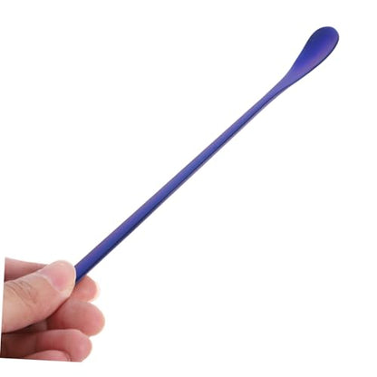 2pcs Stainless Steel Feeding Spoon for Reptiles for Lizard Food and Small Pets Lightweight Design Feeding Tool for Bearded Dragons and Other Pets - color: Blue