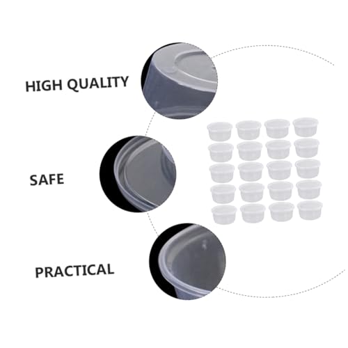 FOMIYES 20pcs Reptile Breeding Boxes Gecko Containers for Pets Lightweight Feeding Box for Quarantine Habitat Easy to Clean and DIY