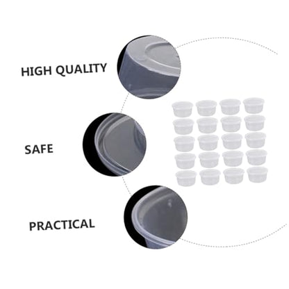 FOMIYES 20pcs Reptile Breeding Boxes Gecko Containers for Pets Lightweight Feeding Box for Quarantine Habitat Easy to Clean and DIY