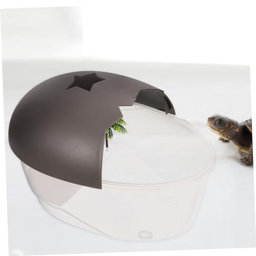 Household Turtle Tank Basking Platform Multi-Function Reptile Habitat for Turtles Crabs and Aquatic Creatures Durable Design for Easy Cleaning and Observation