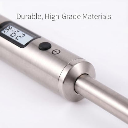 Real-time Temperature Reading Device, Digital thermocouple Thermometer Kits - Black Version (Stainless Steel) - color: Stainless Steel