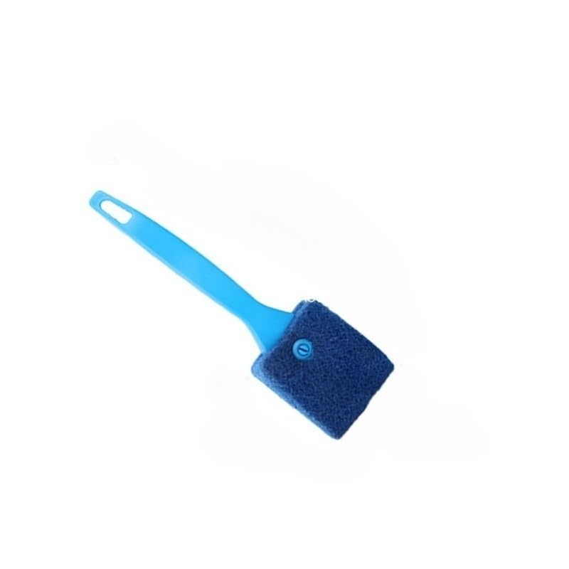 Algae Scraper Long Handle Cleaning Brush for Glass Fish Tanks (Blue)