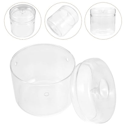 Alasum Micro Landscape Moss Terrarium Glass Container for Office Desktop, 12X12Cm Eco Bottle Planter with Ecosystem for Creative Indoor Plant Decoration