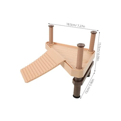 Turtle Basking Platform Ladder for Aquarium Floating Tank Decor and Resting Area for Water Turtles Frogs Lizards and Tortoises Easy Climbing Ramp for Optimal Growth