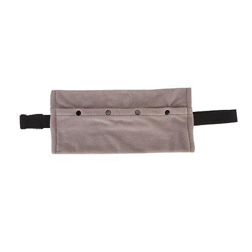 Travel Sling for Lizards, Soft Adjustable Strap, Reptile Sling Carrier, Ample Space for Traveling (Grey) - color: grey