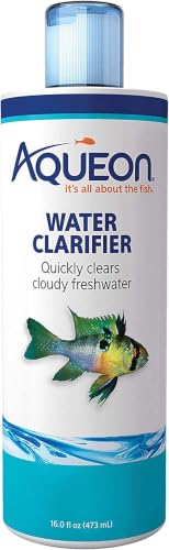 Aqueon Freshwater Aquarium Water Clarifier, Clears Cloudy Fish Tank Water, Safe to Use with Fish and Plants - 8 Ounces (Pack of 12) - size: 16 fluid ounces (Pack of 12)