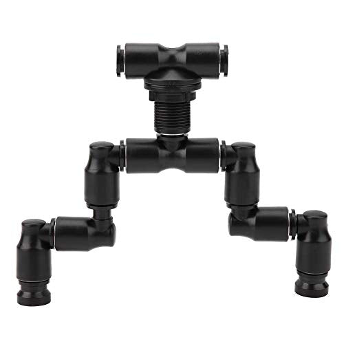 Terrarium Fogger, Dual Head Misting Spray Nozzles Mist Sprinkler Reptile Fogger Reptiles Fogger Mist Sprinkler for Rainforest Tank