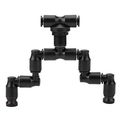 Terrarium Fogger, Dual Head Misting Spray Nozzles Mist Sprinkler Reptile Fogger Reptiles Fogger Mist Sprinkler for Rainforest Tank