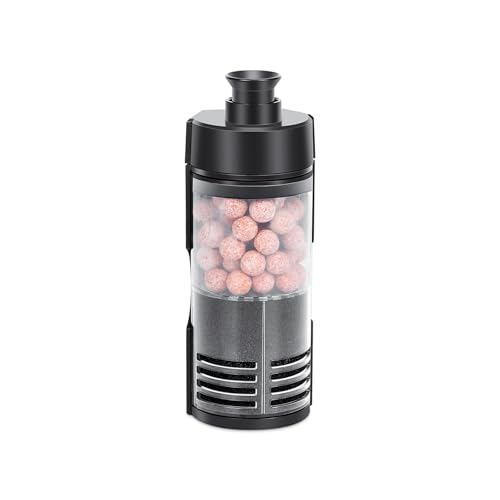 hygger Small Aquarium Bio Sponge Filter with Ceramic Balls, 2-5 Gallon Fish Tank Filter for Breeding Fry Betta Shrimp Nano Tanks - size: Small for 2-5 Gallon