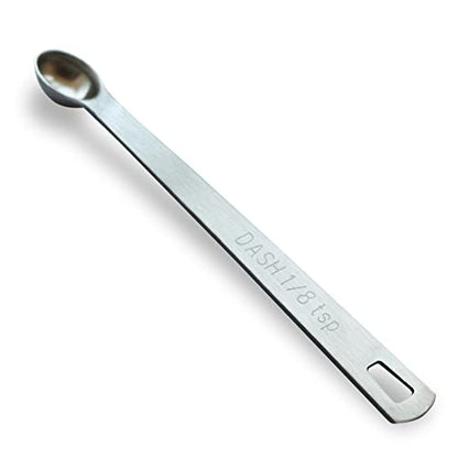 1PCS 1/8tsp(0.625ml) Mini Measuring Spoon, Small Teaspoon for Tiny Amounts | High Precision, Food-Grade, ‌Rust-Free, Dishwasher-Safe, Easy-Read Markings, Multi-Purpose, Sturdy & Durable - size: 1/8tsp|0.625ml|0.625cc|0.02oz
