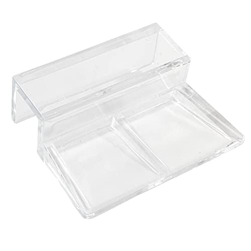 Aquarium Lid Clips, 12MM, 8 Pack | DIY Aquarium Lid Holder, Clear Acrylic, Fish Tank Support, Aquarium Glass Holder - size: 12MM