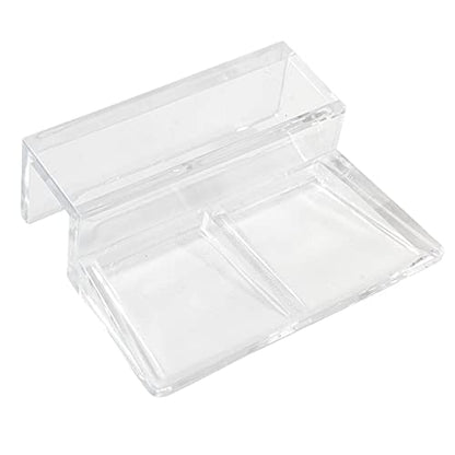 Aquarium Lid Clips, 12MM, 8 Pack | DIY Aquarium Lid Holder, Clear Acrylic, Fish Tank Support, Aquarium Glass Holder - size: 12MM
