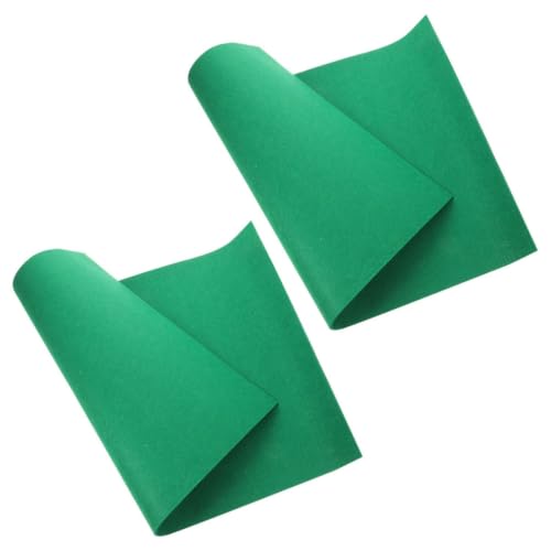 BESTonZON 2pcs Waterproof Reptile Mat Substrate Liner for Bearded Dragon and Lizard Tanks, Green Cloth Pet Heating Carpet with Versatile Usage for Terrarium and Pet Rooms