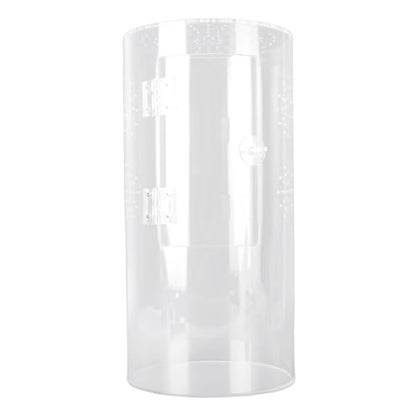 Tall Arboreal Tarantula Enclosure, Acrylic Reptile Terrarium with Front Opening Door for Jumping Spiders Lizards Snails, 6 x 6 x 12in 360 Visibility Secure Latch