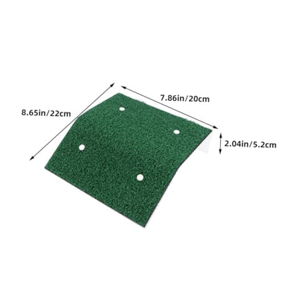 HANABASS 2pcs Plastic Turtle Basking Platform Cup Realistic Grass Terrarium Accessory for Reptiles Aquatic Pets and Turtles and Easy to Clean