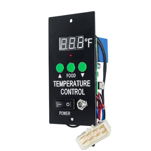 exuberant P-1051 Pellet Grill Control Board, 110V Non-WiFi Digital Temperature Control Circuit Board, Plug-and-Play Replacement Panel for Pellet BBQ Grills with Precise Heat Regulation