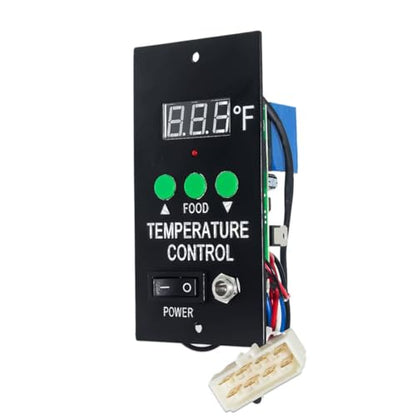 exuberant P-1051 Pellet Grill Control Board, 110V Non-WiFi Digital Temperature Control Circuit Board, Plug-and-Play Replacement Panel for Pellet BBQ Grills with Precise Heat Regulation