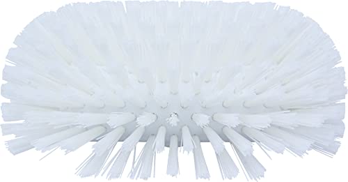 SPARTA Tank and Kettle Scrub Brush Heavy-Duty Tile Brush, Color-Coded and Handle Compatible (Sold Separately) for Optimal Access In Spacious Containers, Plastic, 5.25 X 7.5 Inches, Gray - color: Gray