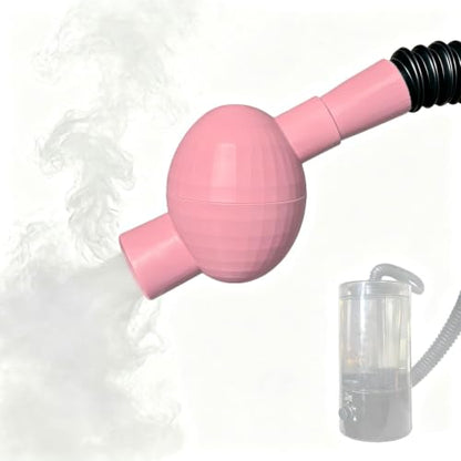 Magnetic Terrarium Fogger Adapter, Reptile Humidifier, Fits Mesh Lid, Dual Tubing for 1 Inch & 20mm Hose for Turtle, Frog, Gecko, Snake, Lizard Vivarium. (Pink) - color: Pink