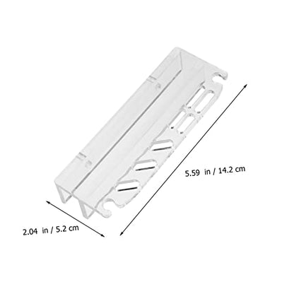 Mikikit Acrylic Aquarium Tool Holder Rack Storage Magnetic Cleaner Fish Tank Cleaning Tool Stand