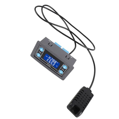 Zerodis Other Farming Supplies Humidity Controller Thermostat Hygrometer with High Accuracy Sensor for Incubation Greenhouse Breeding Digital LCD Temperature