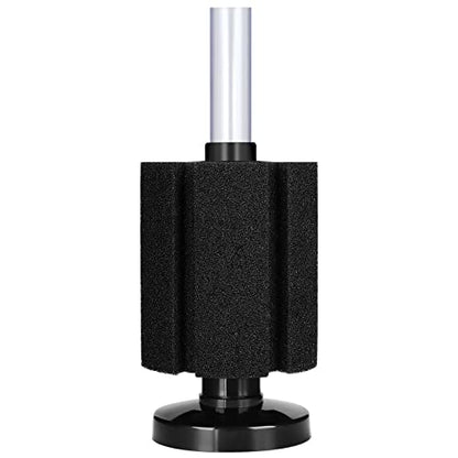 AQUANEAT Aquarium Sponge Filter Breeding Fry Betta Shrimp Nano Fish Tank 4pcs (M Large up to 50Gal) - size: M Large up to 50Gal