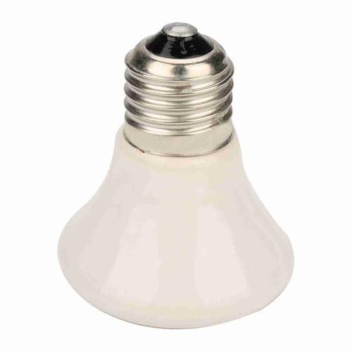 100W Infrared Ceramic Heat Emitter Bulb Lamp for Reptile Brooder Turtle Snake Lizard Pet Cage Heating (US Standard 110-120V 100W) - color: Black