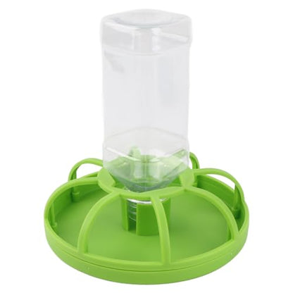 Reptile Water Dispenser, PP Gravity Water Bottle Automatic Feeder with Removable Top and Smooth Edges, Self Refilling Station for Lizard Tortoise Chameleon (Large) - size: Large