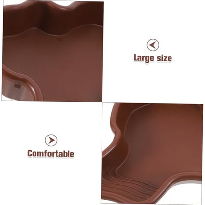 Turtle Habitat Soaking Tub Large Tortoise Pool for Reptiles Water Dish Feeding Basin for Aquatic Frogs and Terrarium Decor Comfortable Bathing Experience for Turtles