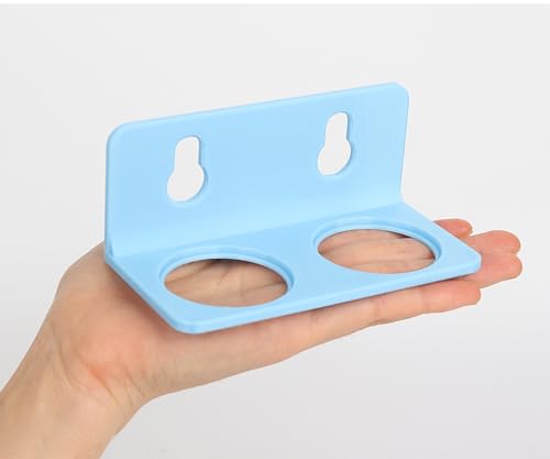 Crested Gecko Feeding Ledge with 10PCS Gecko Food Water Dish - color: Blue