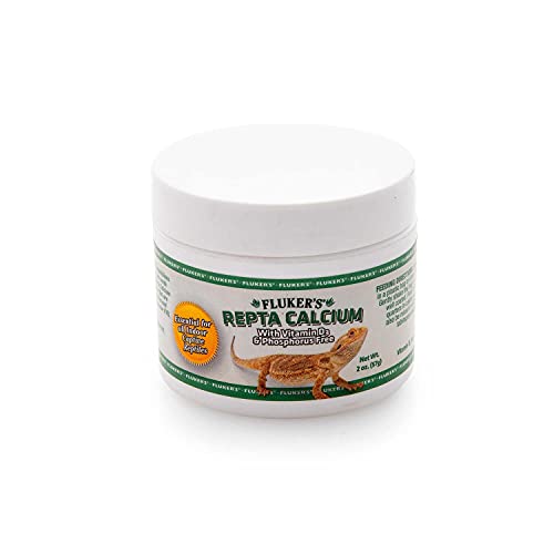 Fluker's Calcium Reptile Supplement with added Vitamin D3, 2 oz. - size: 2-Ounce