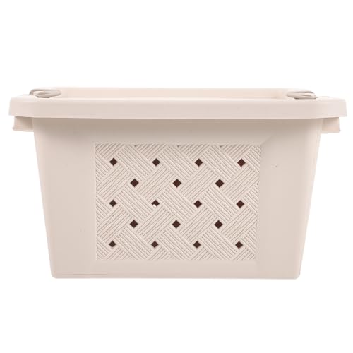 SUPVOX Hamster Carrier Box Small Pet Container Plastic Ventilated Cage for Travel Transport Guinea Pig Reptile Carrier Portable Animal Travel Cage