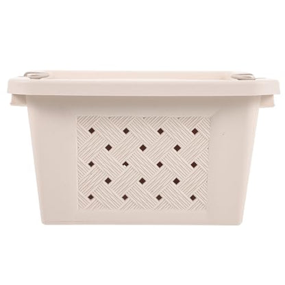 SUPVOX Hamster Carrier Box Small Pet Container Plastic Ventilated Cage for Travel Transport Guinea Pig Reptile Carrier Portable Animal Travel Cage