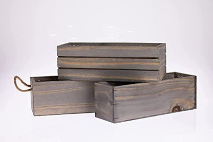 Clear Plastic Liners Inserts for Wood Boxes and Planters (10.5”x 3” x 3.5”) (Sell in Pack of 12) (to fit Standard 12in Planter) (L120404) - size: Rectangular 12"x4"