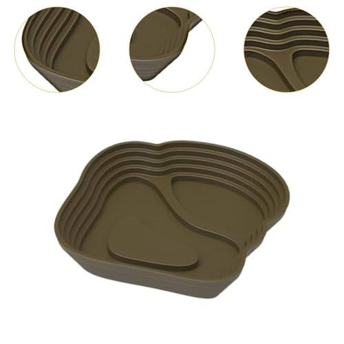 Reptile Bathing Pool Reptile Feeding Water Bowl Turtle Water Bowl Reptile Feeding Dish for Bearded Dragons Pet Supplies Bath, Small, Green - color: Small, size: Green