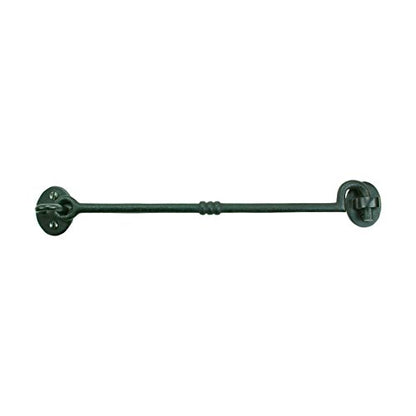Renovators Supply Manufacturing 11 in. Black Wrought Iron Door Lock Latch/Gate Latch with Mounting Hardware - size: 11-inch