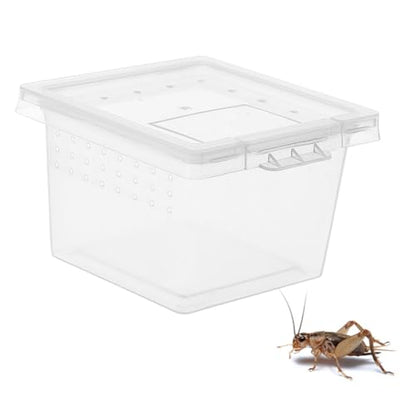 FOMIYES 12pcs Reptile Feeding Box Breeding Storage Nest for Snakes Lizards Frogs Environment