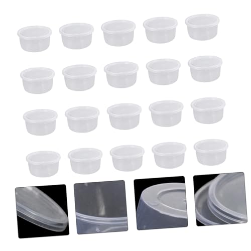 Mikikit 20Pcs Boxes Reptile Breeding Boxes Durable White Containers for Spiders Lizards Frogs and Pets for Quarantine and Comfortable Living Environment