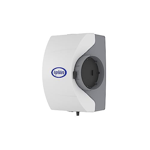 AprilAire 400M 17-gal. Whole-House Evaporative Humidifier with Manual Control for up to 5,000 sq. ft. + AprilAire Model 5843 Humidifier Installation Kit - style: Humidifier + Install Kit